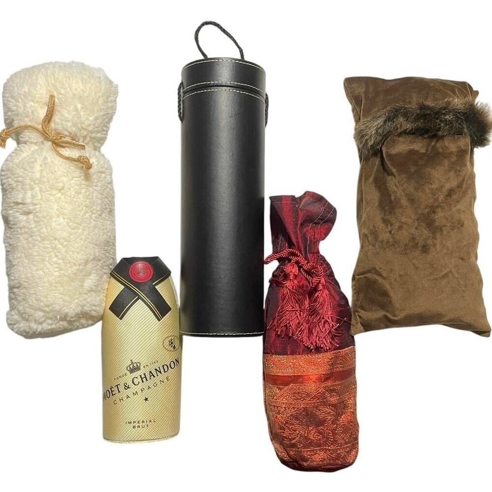 EUC - 5 Wine - Champagne Bottle Covers